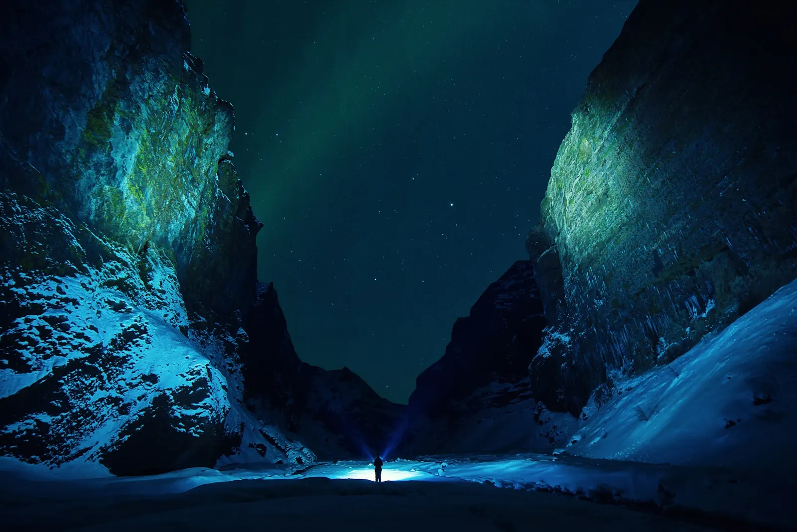 Northern lights over Iceland