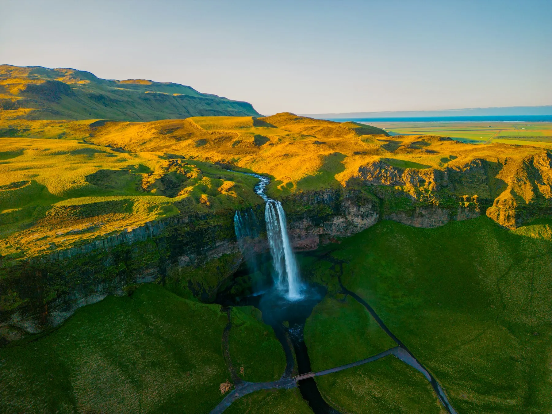 Iceland in the golden hour